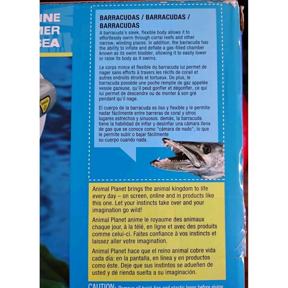 👀RARE Animal Planet BARRACUDA * Deep Sea Submarine Playset Ocean Scuba Toy🔥🎁 - Picture 5 of 8